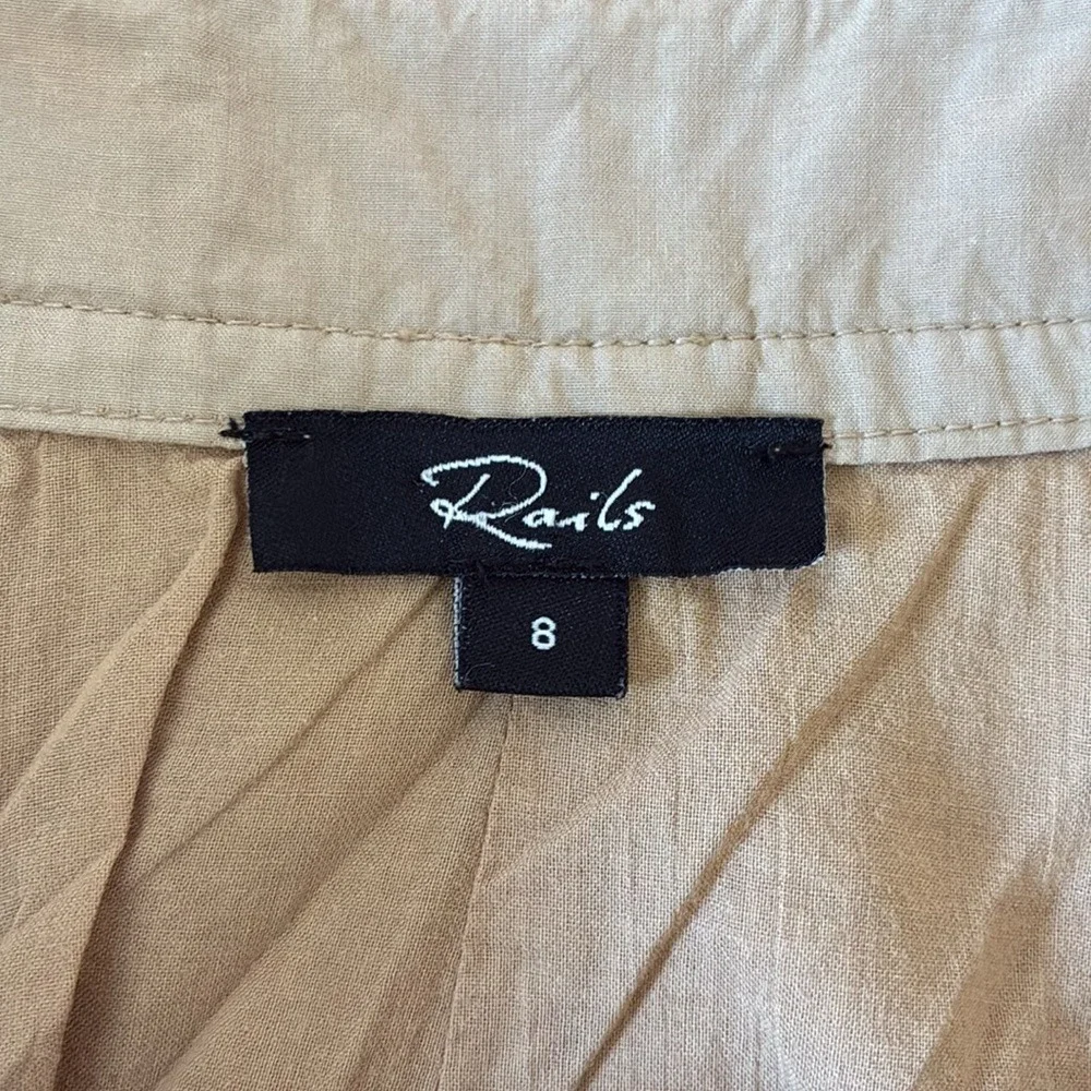 RAILS Women Size 8 Olive Jaycee Khaki Cargo Mini Skirt Academia Lightweight‎
